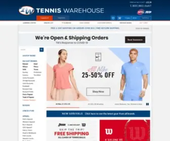 Racquetreviews.com(Tennis Warehouse) Screenshot