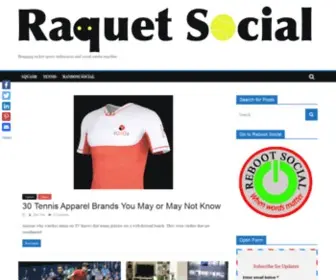 Racquetsocial.com(Racquet Social) Screenshot