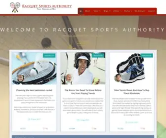 Racquetsportsauthority.com(Racquet Sports Authority) Screenshot