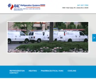 Racrefrig.com(RAC Refrigeration Systems) Screenshot