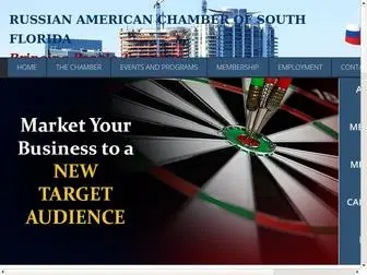 Racsouthflorida.com(Russian American Chamber of South Florida) Screenshot