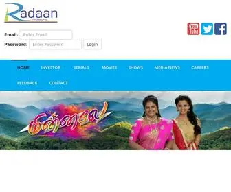 Radaan.tv(RADAAN MEDIA WORKS INDIA LIMITED & HOME) Screenshot