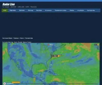 Radar-Live.com(Radar Live) Screenshot
