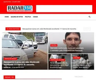 Radar158.com.br(A NOTÍCIA NA HORA QUE O FATO ACONTECE) Screenshot
