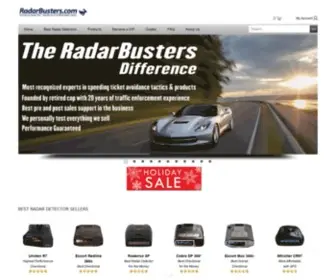 Radarbusters.com(RadarBusters is your Best Radar Detector & Speeding Ticket Countermeasures Source) Screenshot