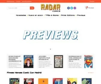 Radarcomics.com(Radar Comics) Screenshot