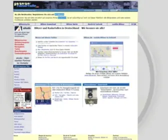 Radarfalle.de(Blitzer und Radarfallen in Deutschland) Screenshot