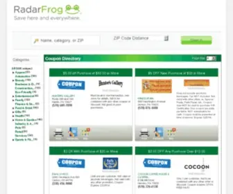 Radarfrog.com(RadarFrog Coupon) Screenshot