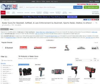 Radargunsblog.com(Shop Radar Guns Products & Save Up to 29% Off) Screenshot