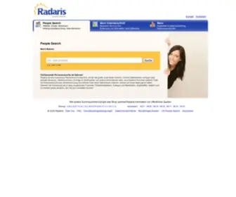 Radaris.de(Radaris Germany) Screenshot
