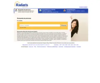 Radaris.es(Radaris Spain) Screenshot