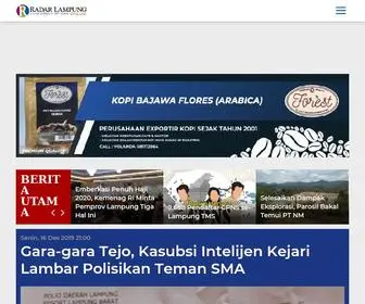 Radarlampung.co.id(Media Online Terbesar di Lampung) Screenshot