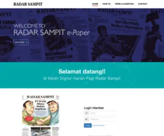 Radarsampit.co.id(Radarsampit) Screenshot