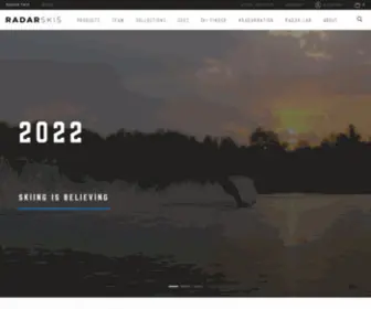 Radarskis.com(Explore the Radar Skis lineup) Screenshot