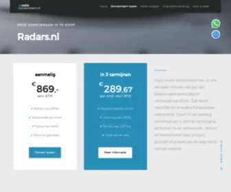 Radars.nl(Domeinnaam) Screenshot