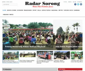 Radarsorong.com(Radarsorong) Screenshot