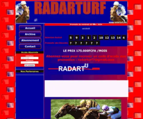Radarturf.net(Radarturf) Screenshot
