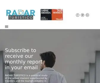 Radarturistico.mx(Estudio práctico del momento que viven los viajeros mexicanos) Screenshot