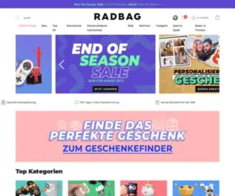 Radbag.at(Originelle Geschenke) Screenshot
