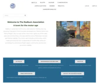 Radburn.org(THE RADBURN ASSOCIATION) Screenshot