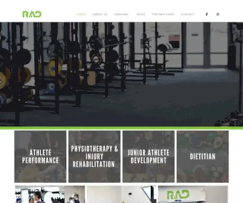 Radcentre.com.au(Strength & Conditioning) Screenshot