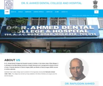 Radch.net(R Ahmed Dental College and Hospital) Screenshot