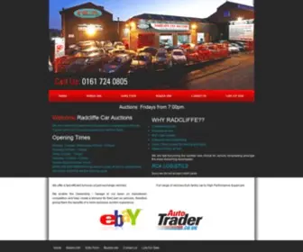 Radcliffecarauctions.co.uk(RCA) Screenshot