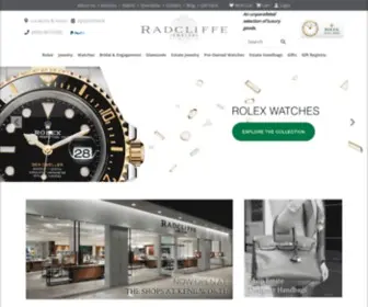 Radcliffejewelers.com(Radcliffe Jewelers) Screenshot