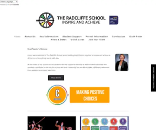 Radcliffeschool.org.uk(The Radcliffe School) Screenshot