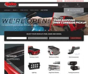 Radco.com(Truck Accessories at Radco) Screenshot