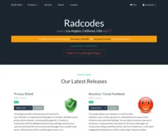 Radcodes.com Screenshot