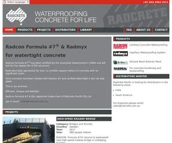 Radcrete.com.au(Radcrete) Screenshot