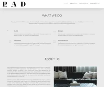 Raddesign.ae(Design and construction) Screenshot