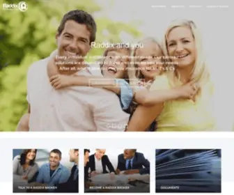 Raddix.co.za(The Raddix Group) Screenshot