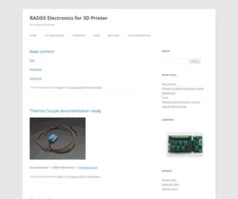 Radds.org(RADDS Electronics for 3D Printer) Screenshot