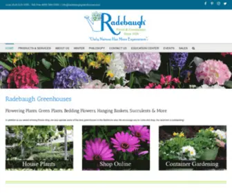Radebaughgreenhouses.com(Radebaugh Greenhouses) Screenshot
