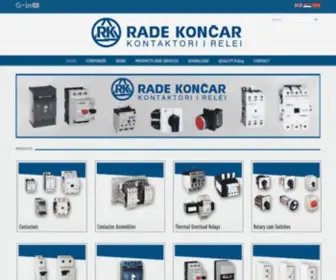 Radekoncar.com.mk(Rade Končar) Screenshot