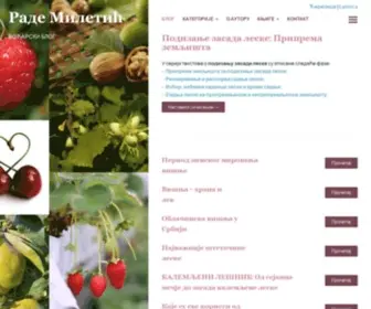 Rademiletic.com(Раде Милетић) Screenshot