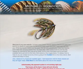 Radencichsalmonflies.com(Radencich Salmon Flies) Screenshot
