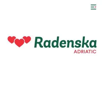 Radenska.hr(Radenska ADRIATIC) Screenshot