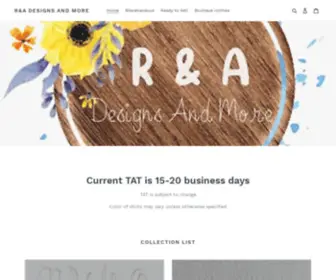 Radesignsandmore.com(R&A Designs and more) Screenshot