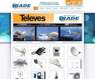 Radetelecomunicaciones.com(Empresa de telecominicaciones en Córdoba) Screenshot