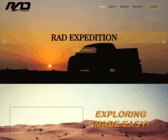 Radexpedition.com(EXPLORE WITH US) Screenshot