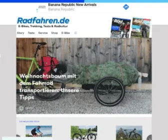 Radfahren.de(E-Bikes, Trekking, Tests & Radkultur) Screenshot