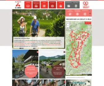 Radfahrenimelsass.de(Der offizielle Website für Radtourismus im Elsass. Finden Sie alle Informationen für Ihre Reise) Screenshot