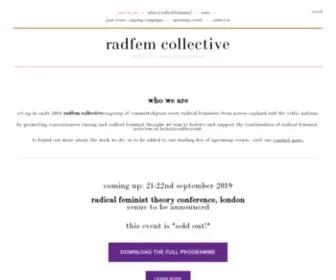 Radfemcollective.org(RadFem Collective) Screenshot