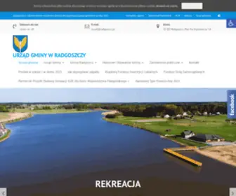 Radgoszcz.pl(Urząd Gminy w Radgoszczy) Screenshot