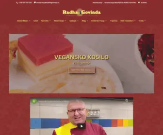 Radhagovinda.si(Vegetarijanska restavracija) Screenshot