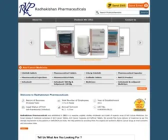 Radhakishanpharmaceuticals.com(Radhakishan Pharmaceuticals) Screenshot