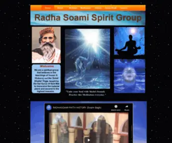 Radhasoami-Spirit.com(Sant Mat Spiritual Group) Screenshot